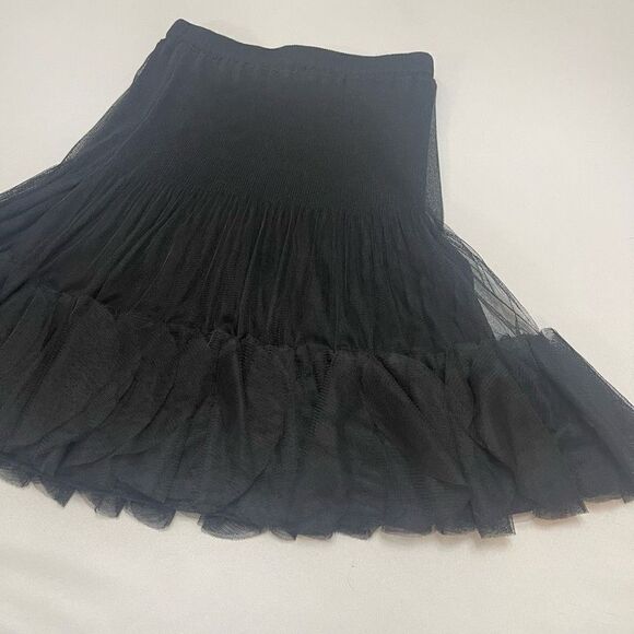Talk Of The Walk Black Lagenlook Art To Wear Skirt Size Small - Picture 3 of 8